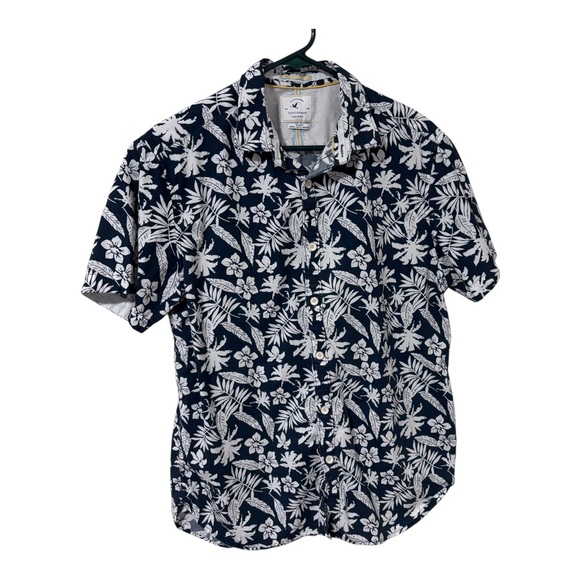 Cactus Man Ricky Singh Other - Cactus Man Ricky Singh Men's forest green floral button down Shirt L slim fit